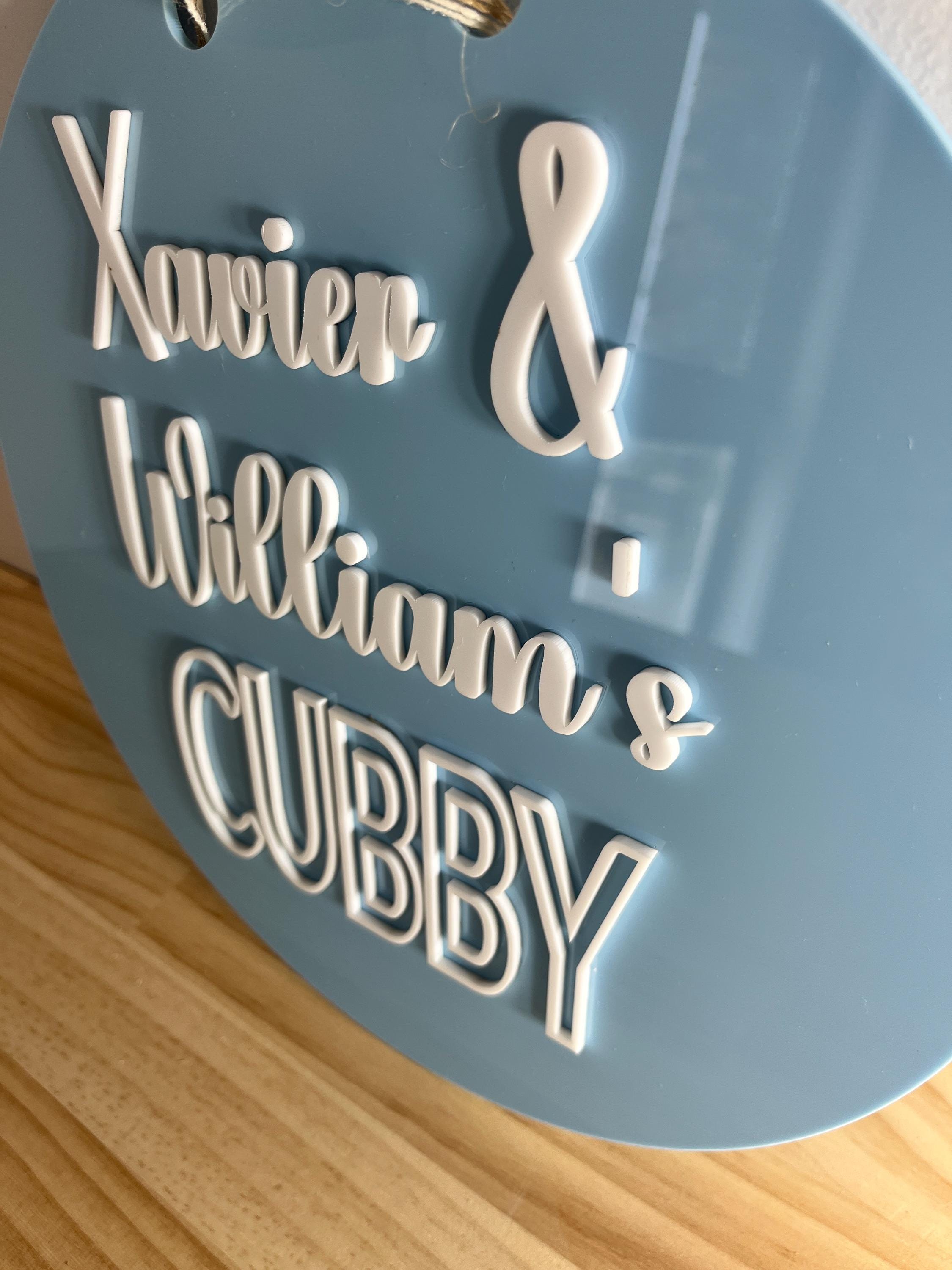Medium Round Personalised Cubby House Sign