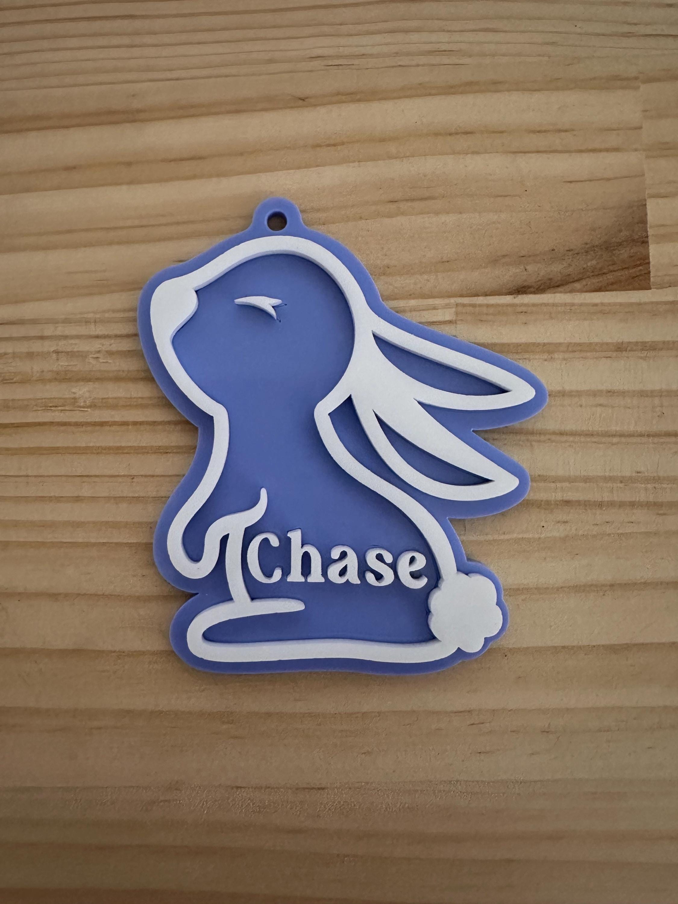 Personalised Easter Bunny Acrylic Keychain