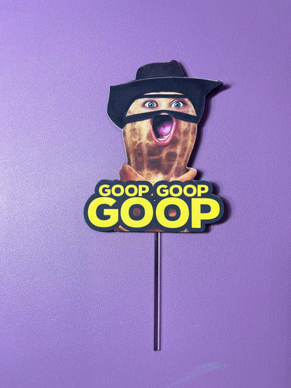Viral Burnt Peanut Cake Topper