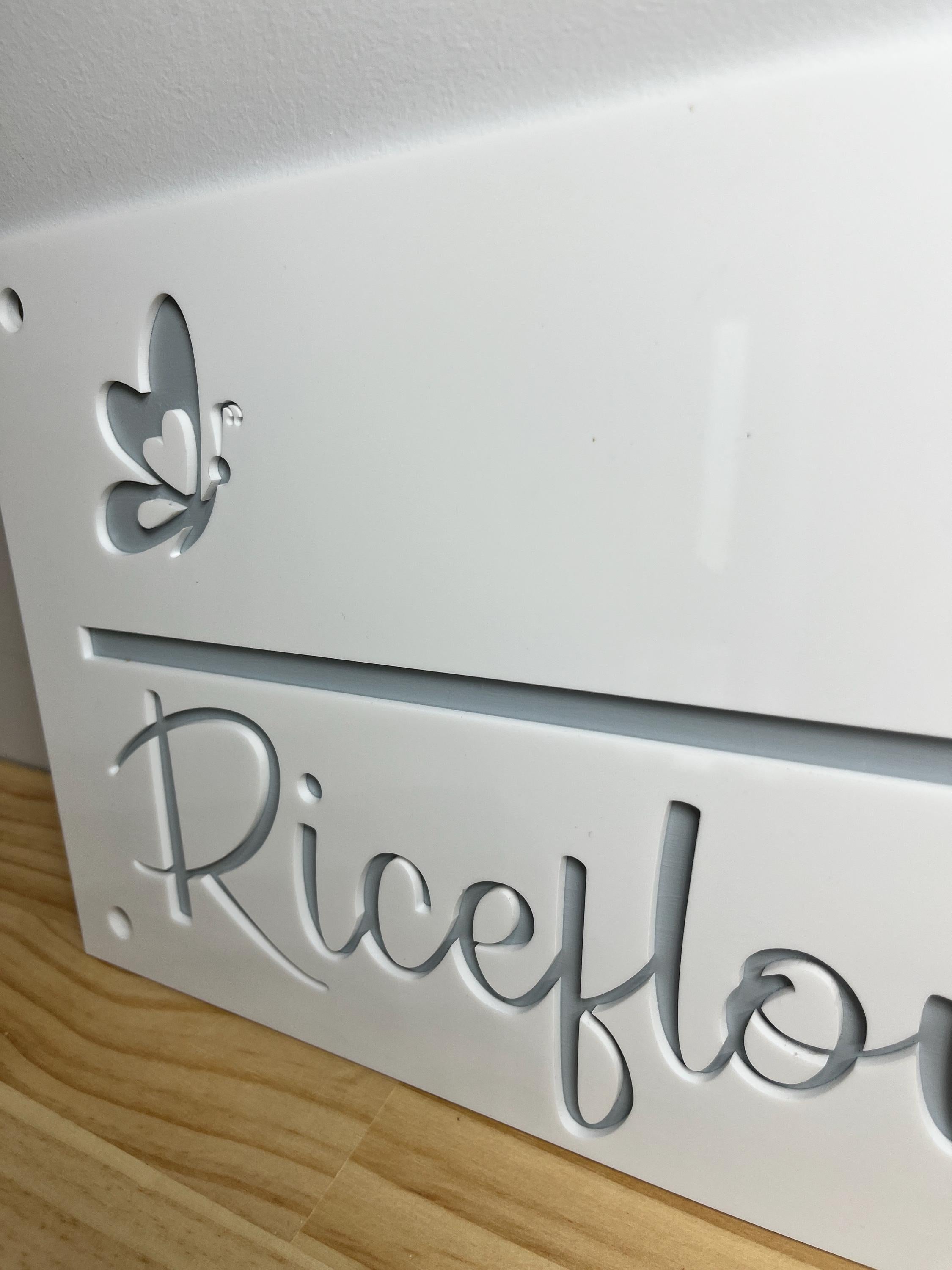 Personalised Acrylic House Address Sign