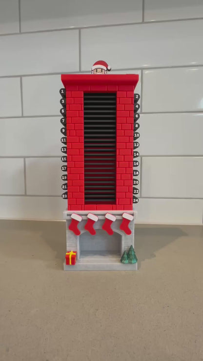 Santa’s Chimney Christmas Countdown – 3D Printed Advent Calendar